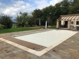 Copertura per piscina interrata