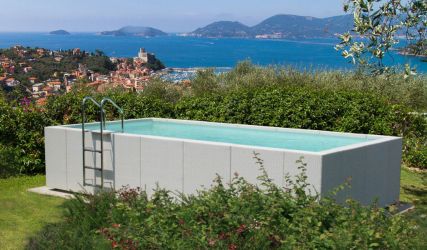 Piscina fuori terra a Lerici